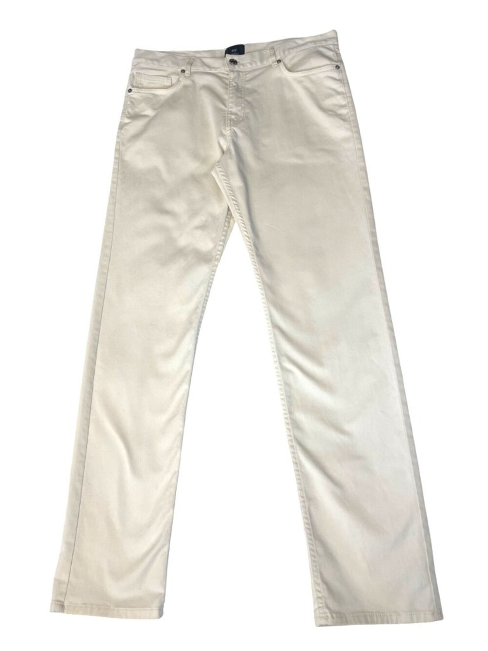 H&M Men's Slim Fit 5-pocket Ivory/Beige Jeans Size 32 Casual Dressy Comfortable